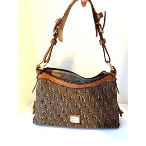 Dooney Bourke signature canvas shoulder bag